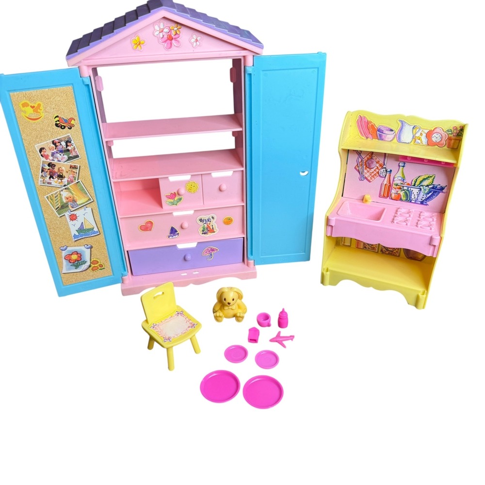Mattel Barbie Kelly Sister‎ of Barbie Playroom Set Mattel Furniture Incomplete